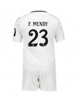 Real Madrid Ferland Mendy #23 Hjemmedraktsett Barn 2024-25 Korte ermer (+ bukser)